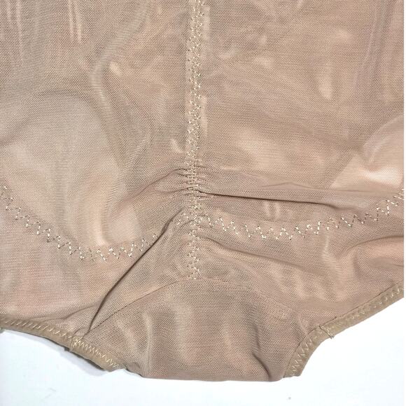 ABLESA Shapewear Tummy Control Stomach Shapewear With Girdle Tan XXXL - Picture 9 of 11
